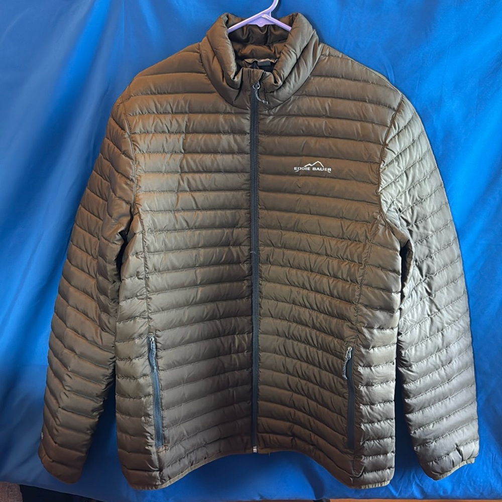 Eddie Bauer Microlight Down Jacket Size Large